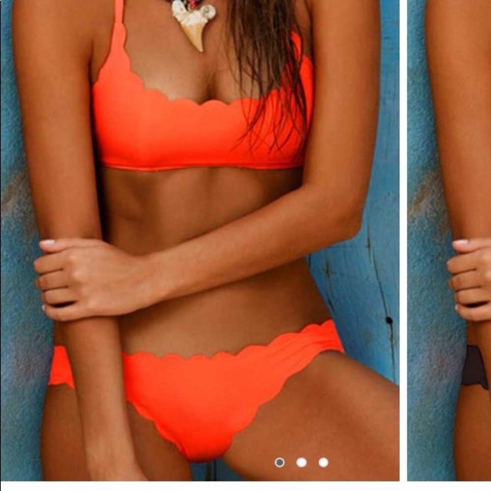 Orange bikini